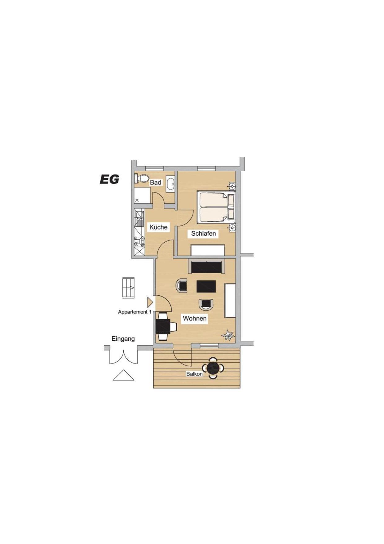 Villa Bertha Зеллин Номер фото